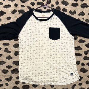 Men’s 3/4 length Sleeve Shirt with Pocket- Adidas